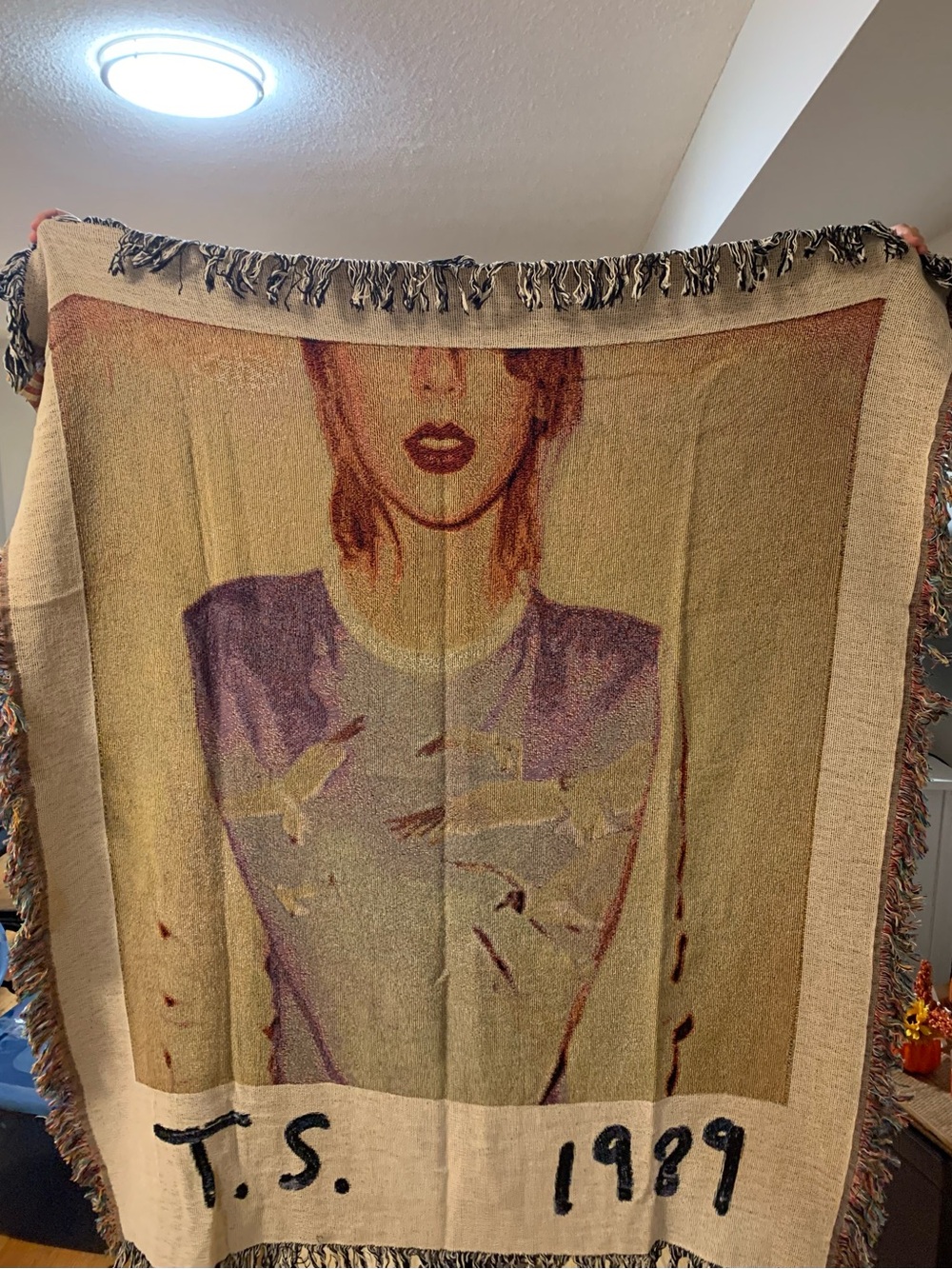 Taylor Swift T.S. 1989 World Tour Official Woven Tapestry Throw Blanket